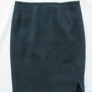 Cerruti 1881 Skirt Dark Green Wool blend